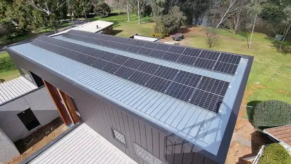 Home solar power system installed by Blake Campbell Solar.