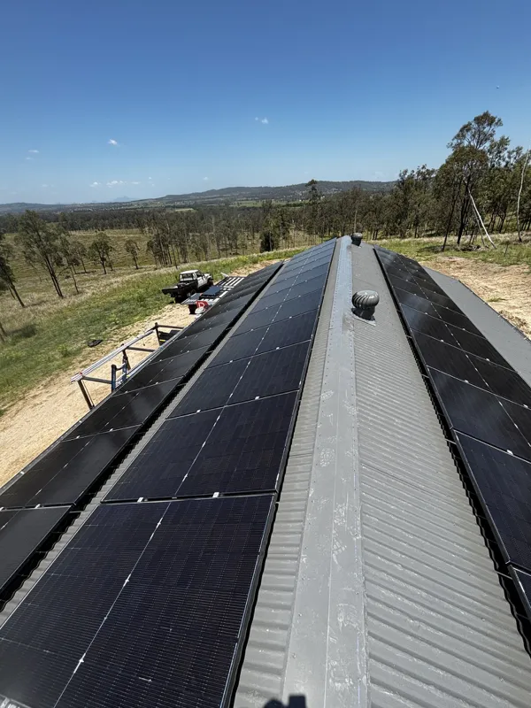 Off-grid solar power system.