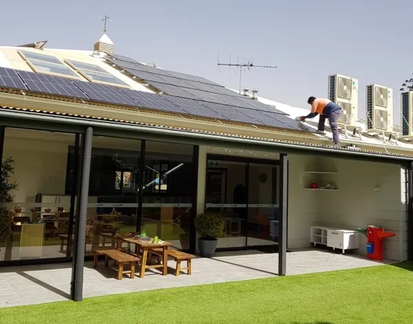 Brightlite Electrical Services home solar installation.