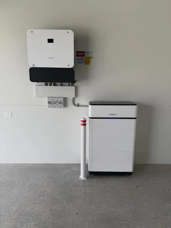 Sungrow home battery and inverter.
