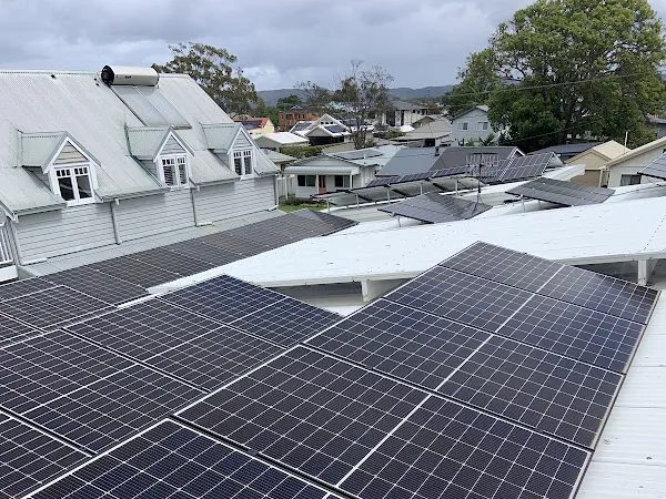 Solar panel installation.