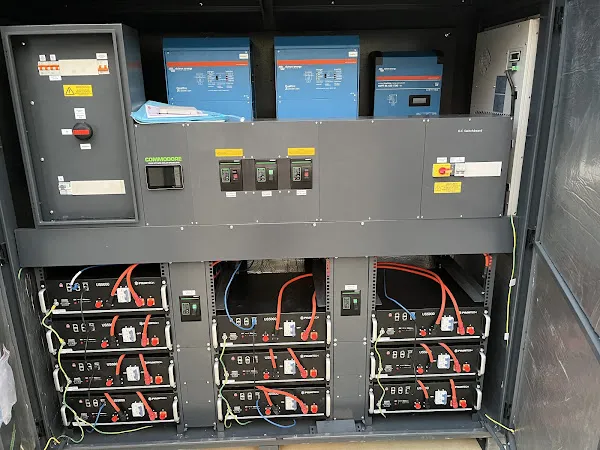Off-grid energy system in Kyneton in the Macedon Ranges region of Central Victoria.