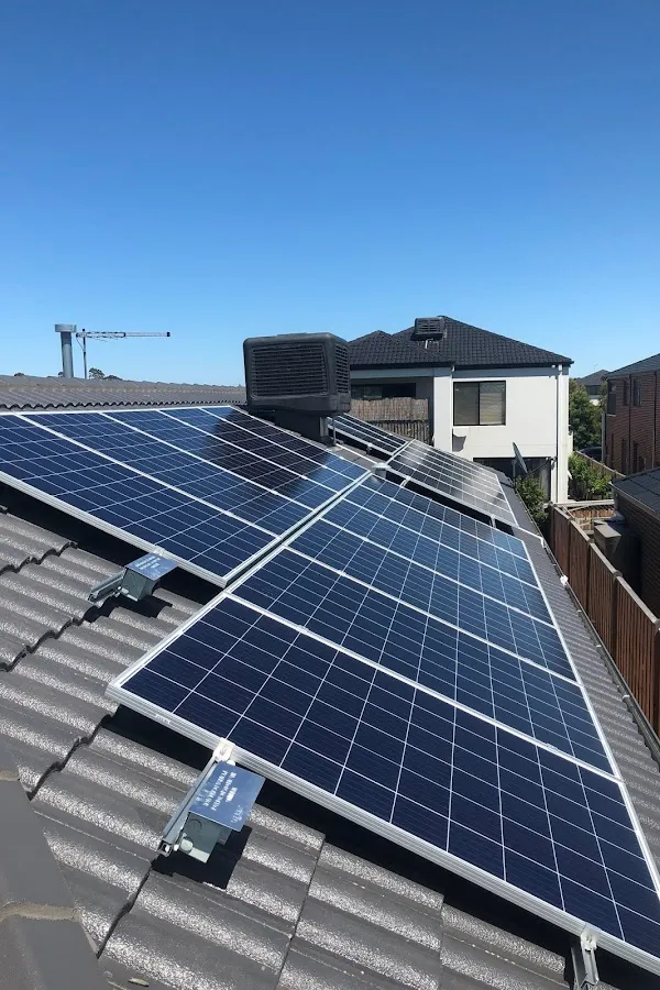 Solar panels by Delight Solar.