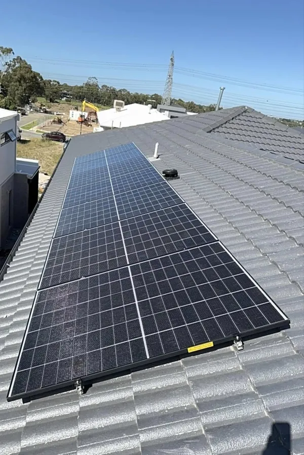 Solar panel image from East West Energy's Facebook page.