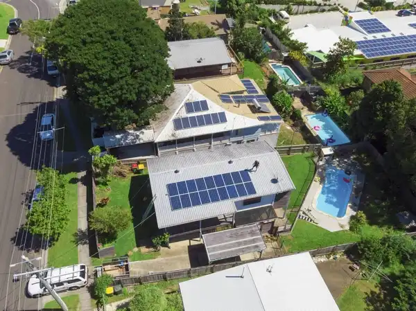 Solar panel installation by Easy Solar of Perth.