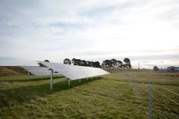 30kW rural ground mount solar power system by EB Solar.