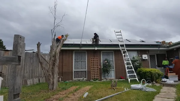 Home solar power system by Eco Relief.