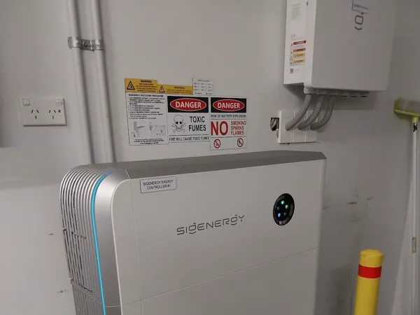 Sigenergy battery. Image from Eco Solar Energy's Google Maps review.