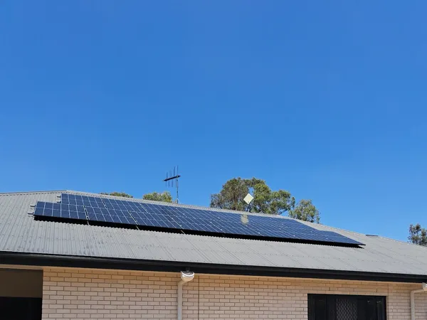 Solar panel installation image from EFS Solar Google maps.