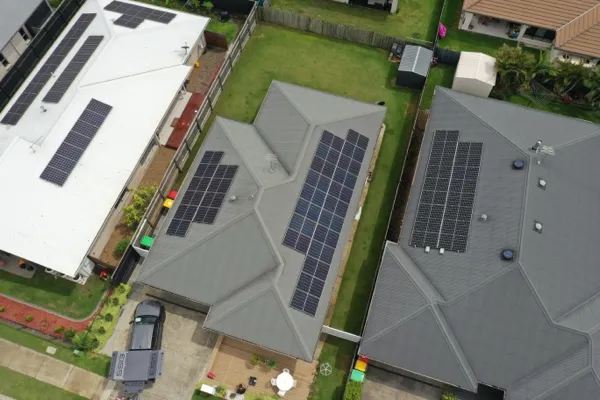 Solar panel installation by EISS Pty Ltd.