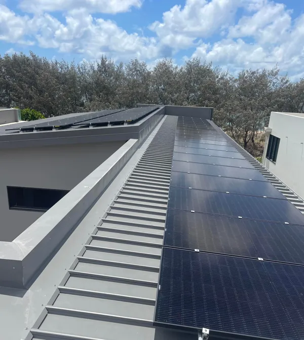 Solar panels installed. Image from Energy Base's Facebook page.