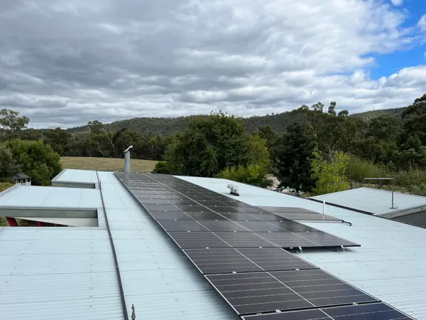 Image of a 15kW solar power system installed by Everyday Solar in Steels Creek.