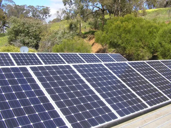 Solar panel installation by Geelong Solar Energy.