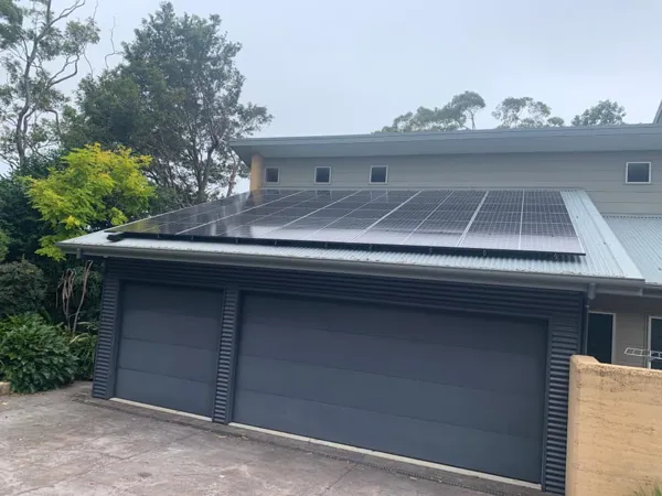 Home solar panel installation by Green Star Solar.