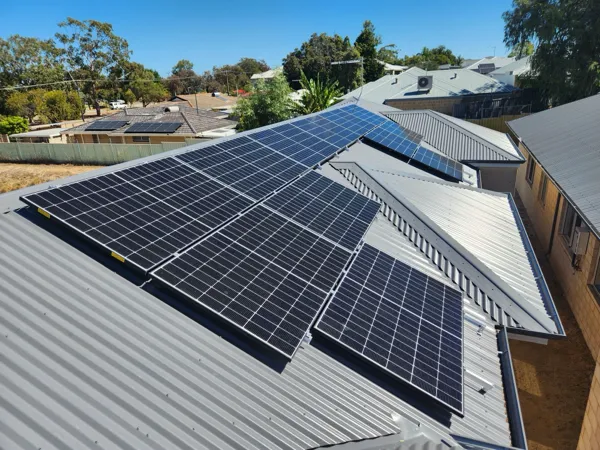 Home solar panel installation by Green Wiring.