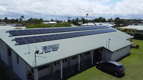 11kW premium Fronius solar power system installed at the Innisfail Baptist Family Church.