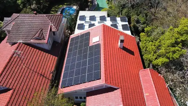 Solar power system installed by Guwing Green.