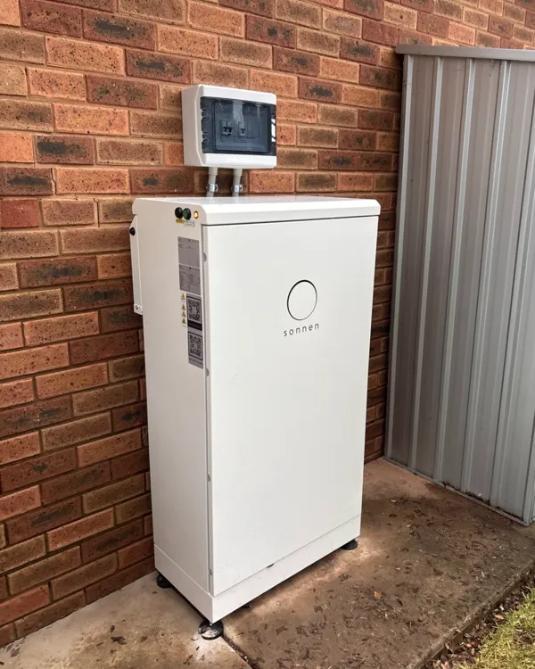 Sonnen single phase 10kWh battery install. Image from Hamblin Solar's Google Maps review.