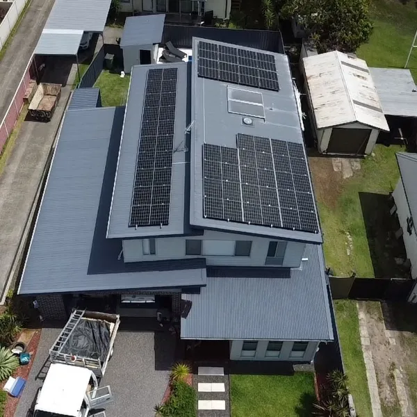 10.4kW home solar power system at Morisset NSW.