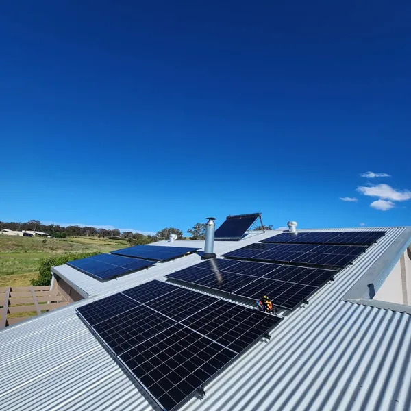 Home solar panels.