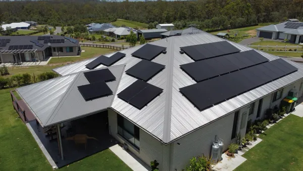 Home solar power system by Impact Energy.