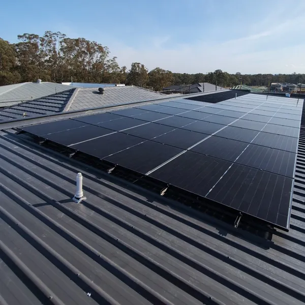 13.2kW bifacial dual glass 440w Seraphim solar panels.