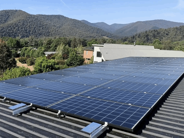 Solar panel installation. Image from Jet Solar's Instagram page.