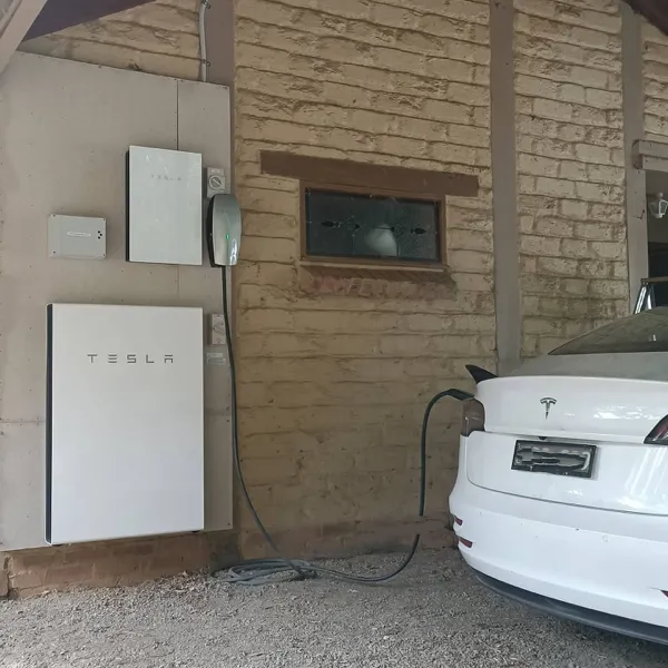 Tesla Powerwall and EV Charger. Image from Jet Solar's Instagram page.