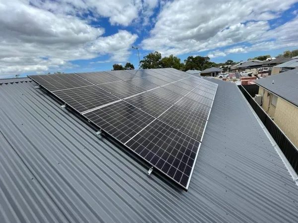 Solar panel installation by Kluem Electrical Services.