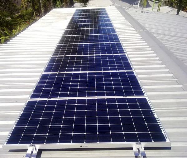 Solar panel installation by NQ Solar.