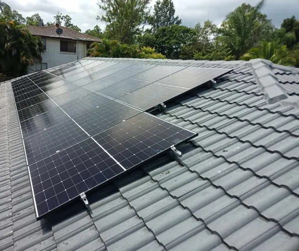 Home solar panels.