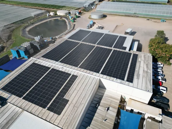 Recently completed 300kW PV solar installation at Barden Farms, Gatton.