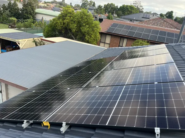 Solar installation by Ozeal Energy.