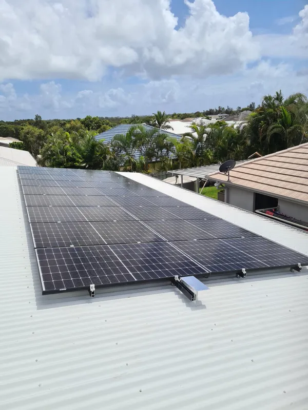 A new 6.6kW solar power system.