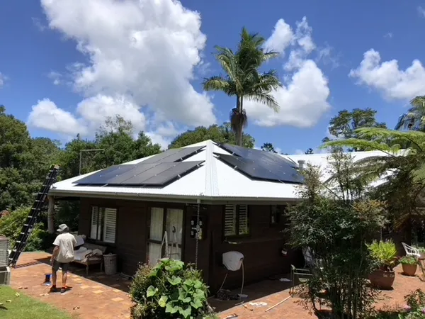 Solar panel installation by Prestige Solar.