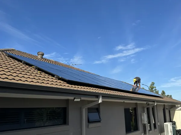 Solar energy system installation by ProSpark Electrical QLD.