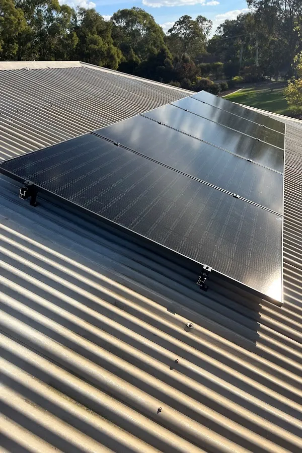 Solar panel installation by Reef Solar and Electrical.