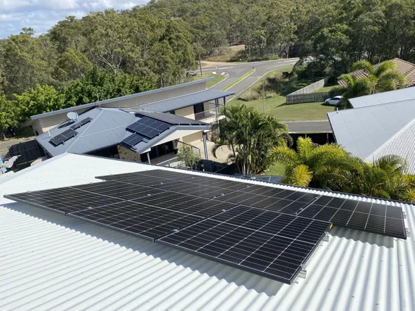 Solar panel installation by Reef Solar and Electrical.