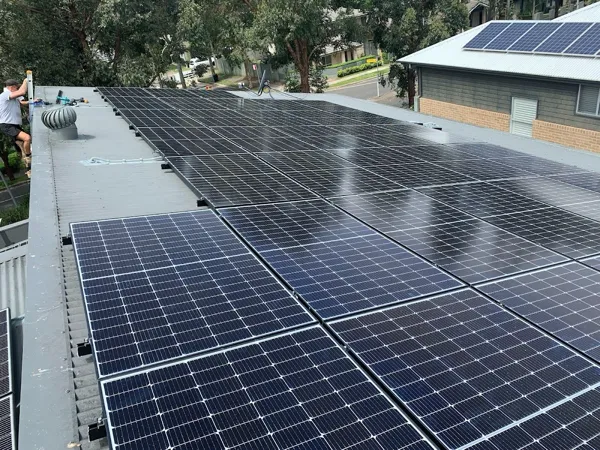 Solar panel image from Google maps.