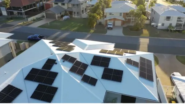 Home solar system installation by Scott Burke Solar.