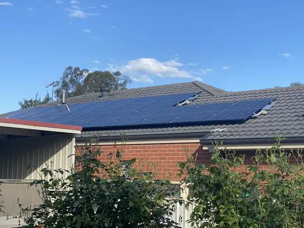 Home solar panel installation by Shannon Fraser Solar and Electrical.