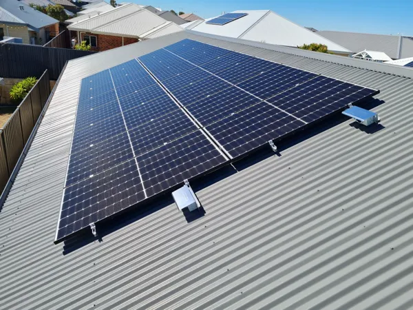 Solar panel installation image from the Solar 2020 Facebook page.