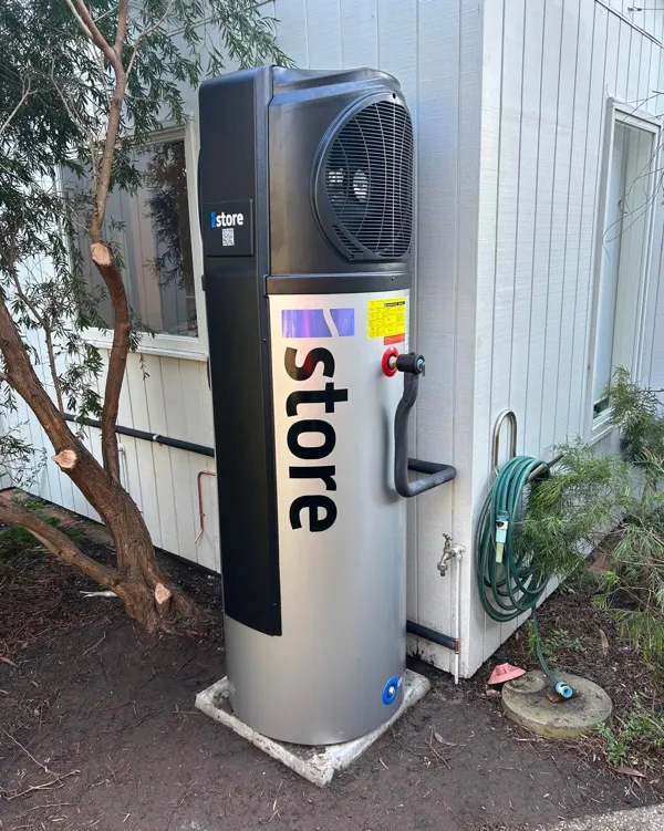 iStore hot water heat pump.