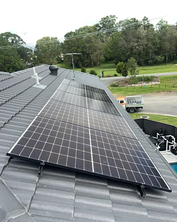 Home solar panels in Brisbane.