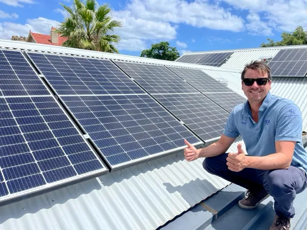 Solar panel installation by Solar Energy Adelaide.