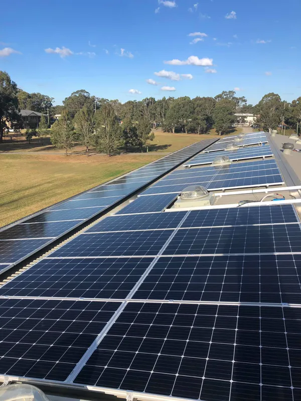 Nice photo of some solar panels from Solar Partners Australia Facebook page.
