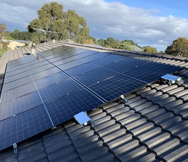 Solar panel installation image from Solar Power Ballarat's Facebook page.