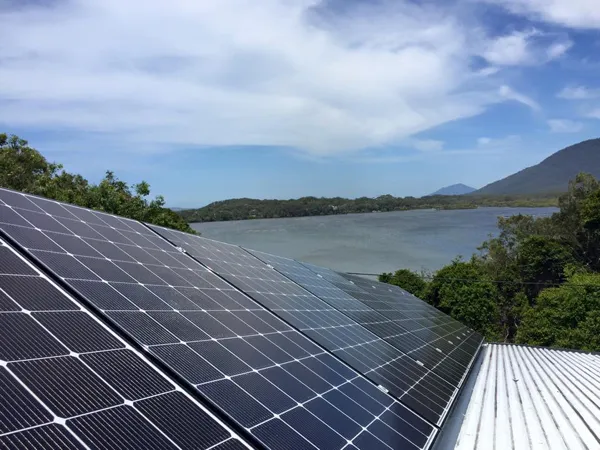 LG 315 watt Neon panels installed at Camden Head. NSW by Solar Powered Homes.