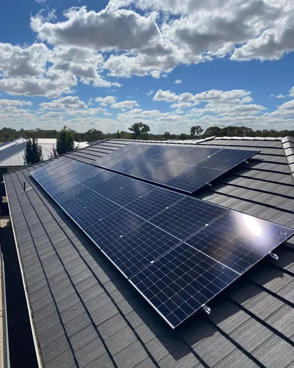 13.3kW solar panel installation.