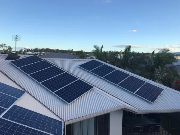Home solar power system in Coomera.